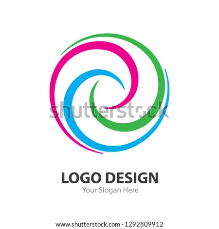 Vector logo design full color. Editable file in eps.10. Creative, simple and easy to use.