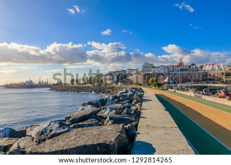 Sight of the City of Sines in Portugal