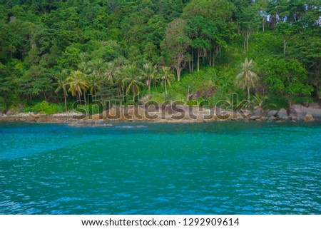 landscape,sea and island view from Trat,Thiland,gulf of Thailand 