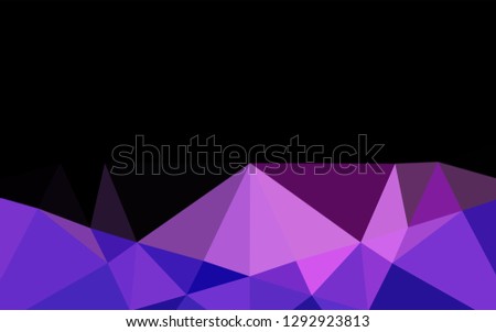 Light Pink, Blue vector abstract mosaic background. A vague abstract illustration with gradient. A completely new design for your business.