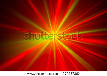 Colorful laser lights lines