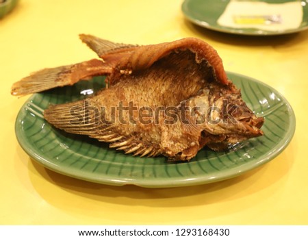 Delicious Fried Gurame Fish