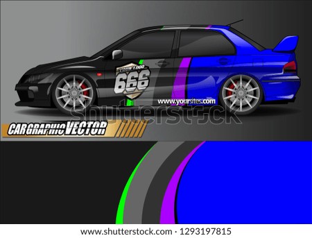 race car sticker decal design vector. abstract background for vehicle vinyl wrap