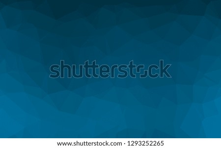 Light BLUE vector polygonal pattern. An elegant bright illustration with gradient. Polygonal design for your web site.