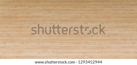 Parquet wood floor of bowling sport