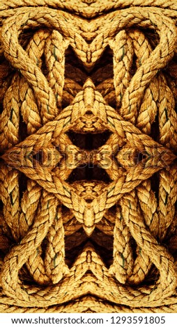 Abstract rope pattern background 
