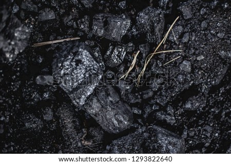 coal heap on the street
