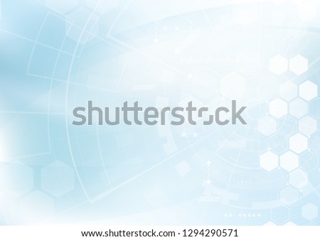 Vector Abstract background hexagons design. science futuristic energy technology. Hi-tech digital concept