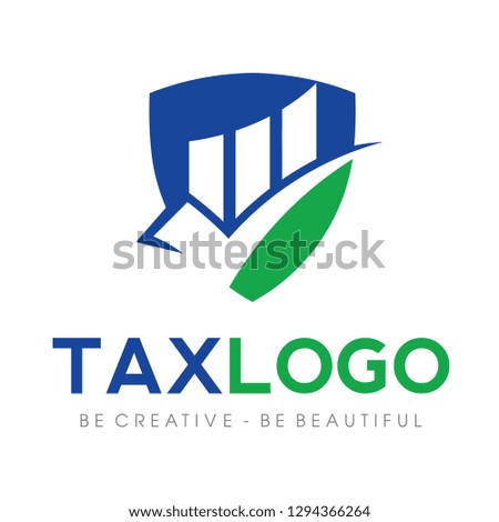 TAX and Bookeping Logo Vector