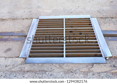 Steel drain pipe cover