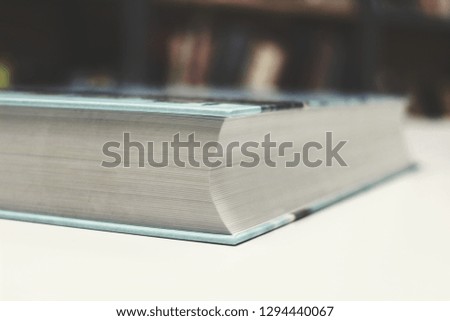 Book on the table