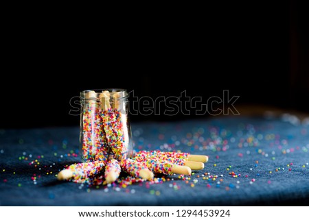 
Candy pictures on dark backgrounds