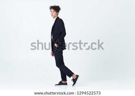 Handsome man in a suit office worker