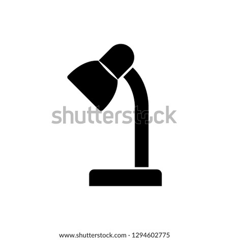 table lamp icon logo template