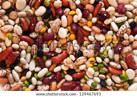Mixed Uncooked Dry Beans