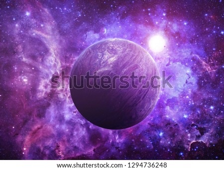 Distant World - Elements of this Image Furnished by NASA