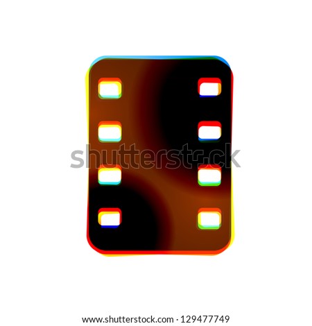  abstract icon on white background