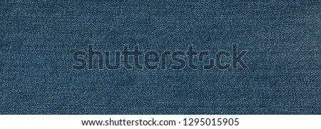 Panorama blue jeans texture