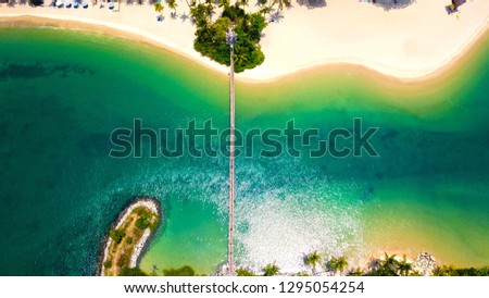 Palawan Beach, Sentosa, Singapore Royalty-Free Stock Photo #1295054254