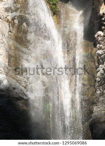 Waterfalls in nature