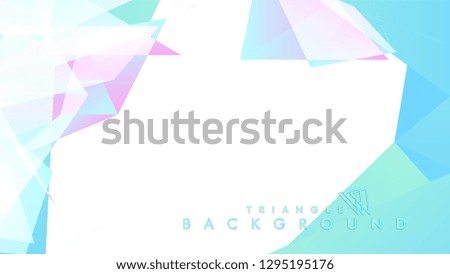 Background of geometric shapes. Colorful triangle pattern. Vector EPS 10. Blue, pink, purple colors . Vector illustration.