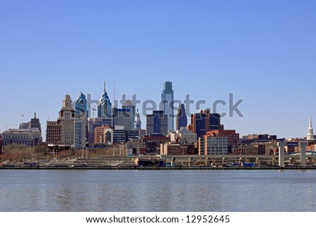 Philadelphia Cityscape at Penn's Landing