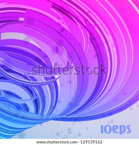 Abstract vector background, colorful elements - editable eps10.
