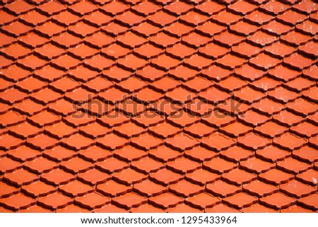 picture of Tile roof  background 