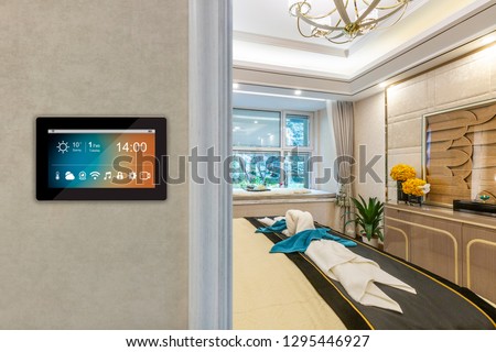 smart home with screen