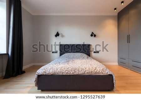 minimal bedroom interior