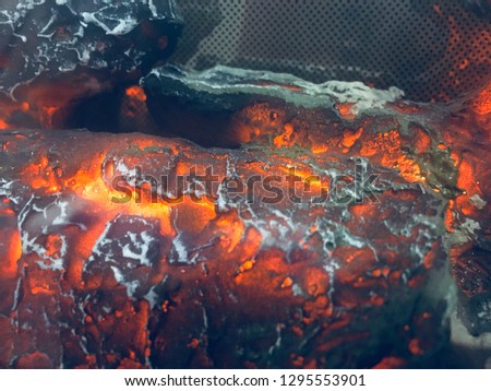 Hot orange lava