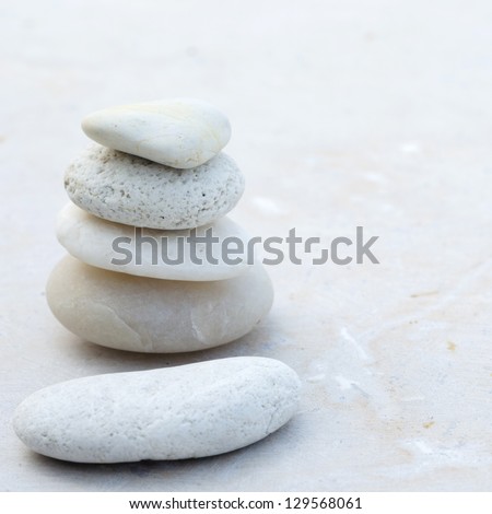 Zen stone white