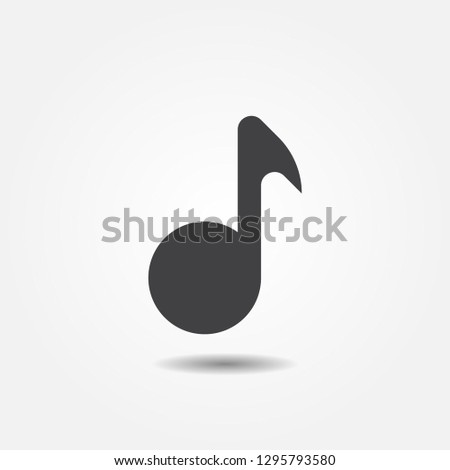 Music icon. Vector illustration eps 10