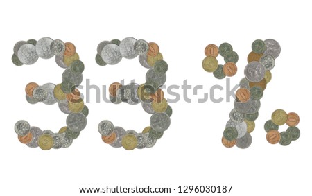 33 percent with old coins