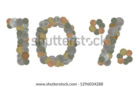 Ten percent with old coins
