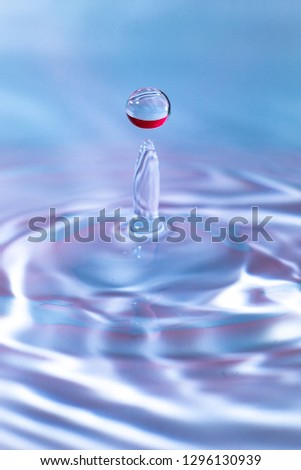 Water Drops shot with macro lens