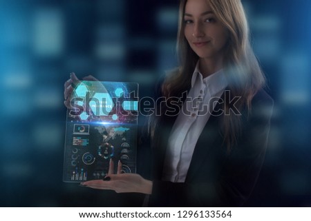 The concept of business, technology, the Internet and the network. A young entrepreneur working on a virtual screen of the future and sees the inscription: Cyber insurance