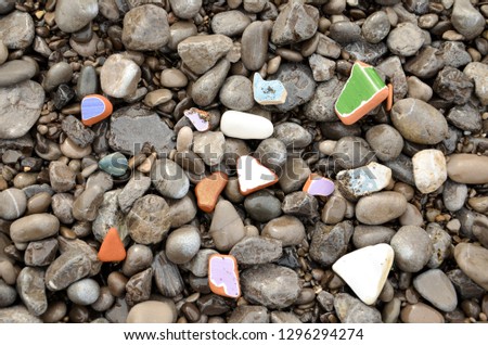 stones on the beach Positano