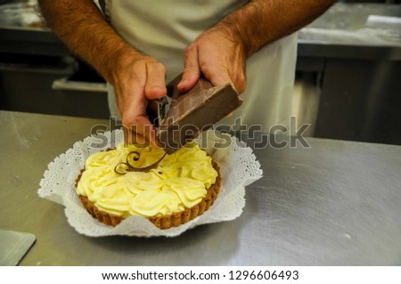 cutting a cake, digital photo picture as a background