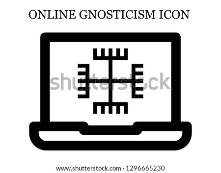 Gnosticism search icon. Editable Gnosticism search icon for web or mobile.