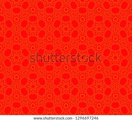 Chinese New Year background. Red and gold holiday graphic design, background , surface textures, banners. Vector seamless pattern