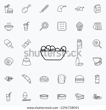 boiled eggs in plate icon. Fast food icons universal set for web and mobile
