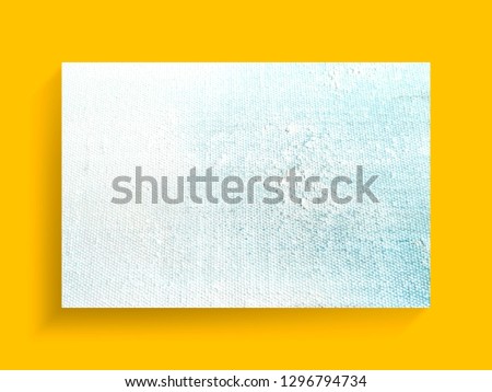 Abstract colorful painting art on canvas texture background. Close-up image.