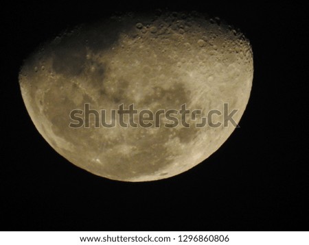 Thailand night sky moon 