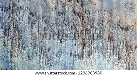Frost, tribute to Pollock, abstract photography of the deserts of Africa from the air, aerial view, abstract expressionism, contemporary photographic art, abstract naturalism,