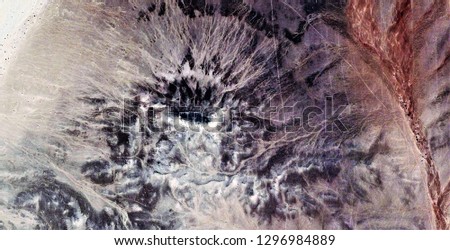 nightmare, abstract photography of the deserts of Africa from the air. aerial view of desert landscapes, Genre: Abstract Naturalism, from the abstract to the figurative, contemporary photo art