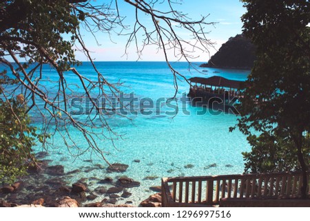 Beach and Jetty - Perhantian Islands, Malaysia