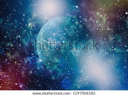 Colorful deep space. Universe concept background. Elements of this image furnished by NASA - Image
