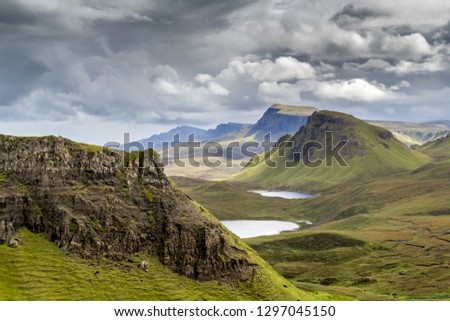 landscape of highland  in Scotland ,UK