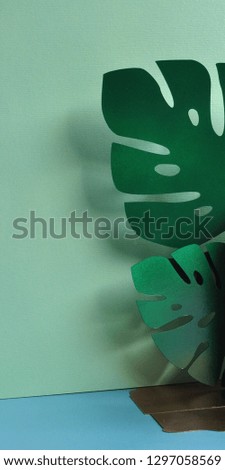 green leaves abstract background